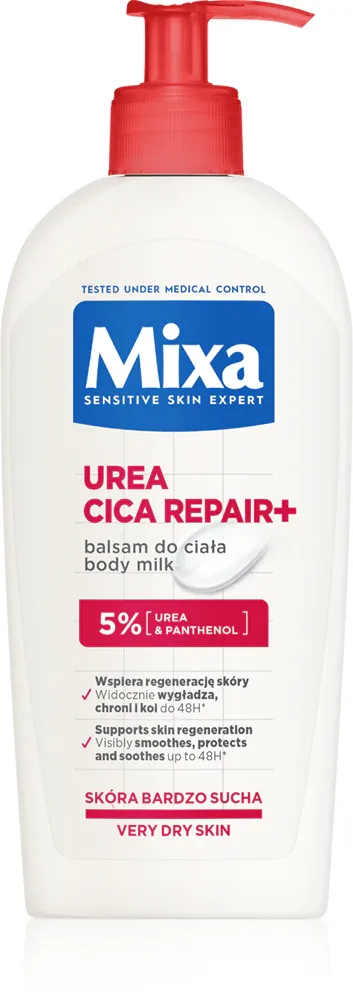 Mixa Urea Cica Repair - Регенерирующее молочко для тела, 400 мл