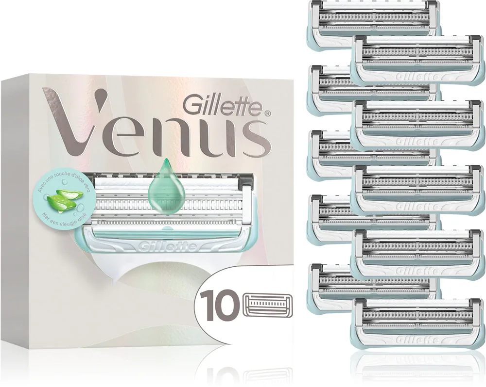 Кассеты сменные для бритвы Gillette Venus For Pubic Hair Skin для деликатных зон, с двумя лезвиями, 3 шт