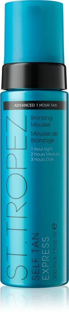 St.Tropez Self Tan Express - Быстро высыхающая самозагарающая пена для постепенного загара, 200 мл