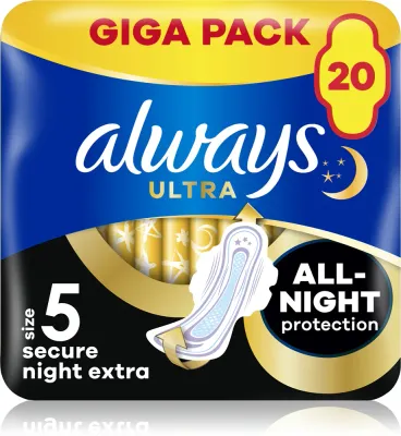 Always Ultra Secure Night Extra - Прокладки, 20 шт