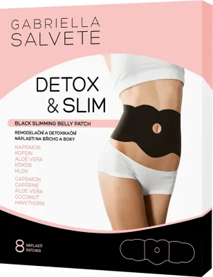 Gabriella Salvete Belly Patch Detox Slimming - Моделирующий пластырь для живота и бедер, 8 шт