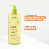 Масло для душа A-Derma Exomega Control Emollient Shower Oil смягчающее, для сухой и атопичной кожи — фото 8
