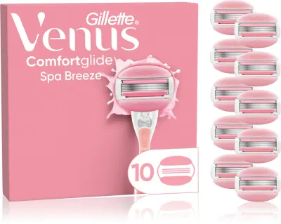 Gillette Venus ComfortGlide Spa Breeze - Запасные лезвия, 10 шт