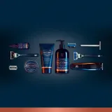 Бритва Т-образная Gillette King C. Double Edge с двойным лезвием, металлическая рукоять, 5 шт — фото 6