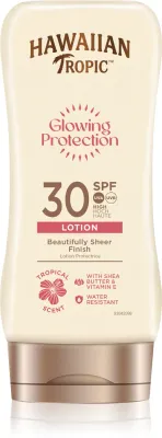 Hawaiian Tropic Glowing Protection Beautifully Sheer Finish - Молочко для загара SPF 30, 180 мл