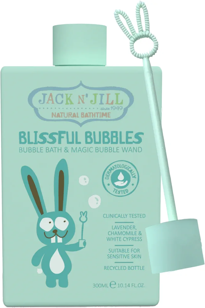 Jack N’ Jill Natural Bathtime Blissful Bubbles - Пена для ванны для создания мыльных пузырей, 300 мл