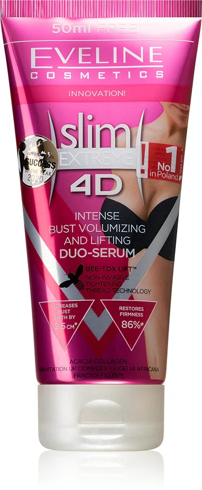 Сыворотка для бюста и зоны декольте Eveline Cosmetics Slim Extreme моделирующая, питательная, 200 мл