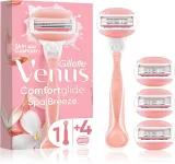 Gillette Venus ComfortGlide Spa Breeze - Женский станок для бритья + запасные лезвия, 4 шт — фото 1