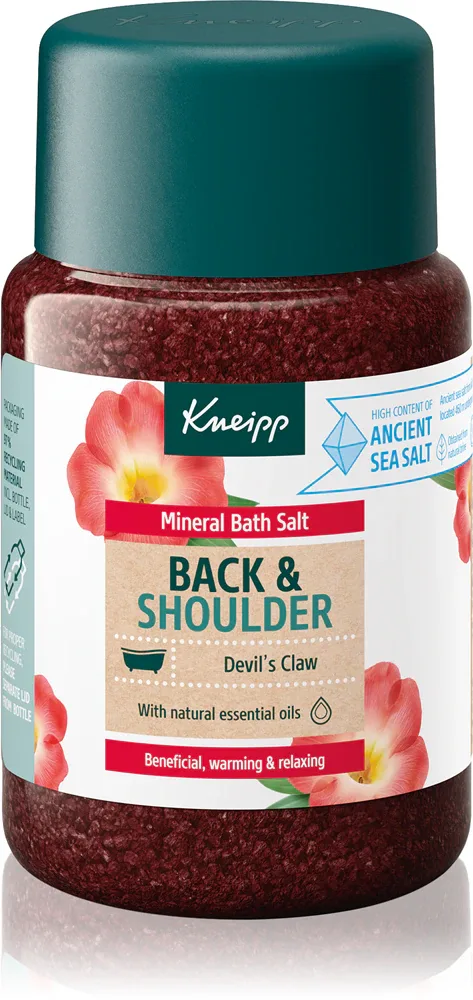 Соль для ванны Kneipp Back Shoulder расслабляющая, для всех типов кожи, 500 г