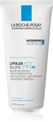 La Roche-Posay Lipikar Baume AP+M - Увлажняющий бальзам для тела для сухой и атопической кожи, 200 мл