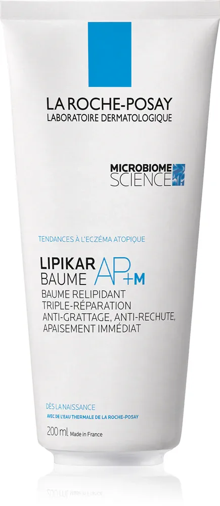 La Roche-Posay Lipikar Baume AP+M - Увлажняющий бальзам для тела для сухой и атопической кожи, 200 мл