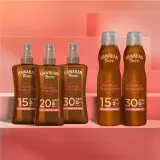 Hawaiian Tropic Glowing Protection Dry Oil Spray - Солнцезащитный спрей для загара SPF 15, 177 мл — фото 5