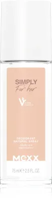 Mexx Simply For Her New - Дезодорант с атомайзером, 75 мл