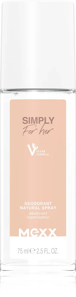 Mexx Simply For Her New - Дезодорант с атомайзером, 75 мл