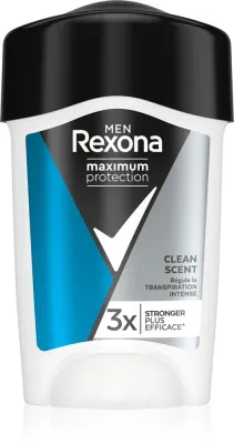 Rexona Maximum Protection Antiperspirant - Крем-антиперспирант против избыточного потоотделения Clean Scent, 45 мл