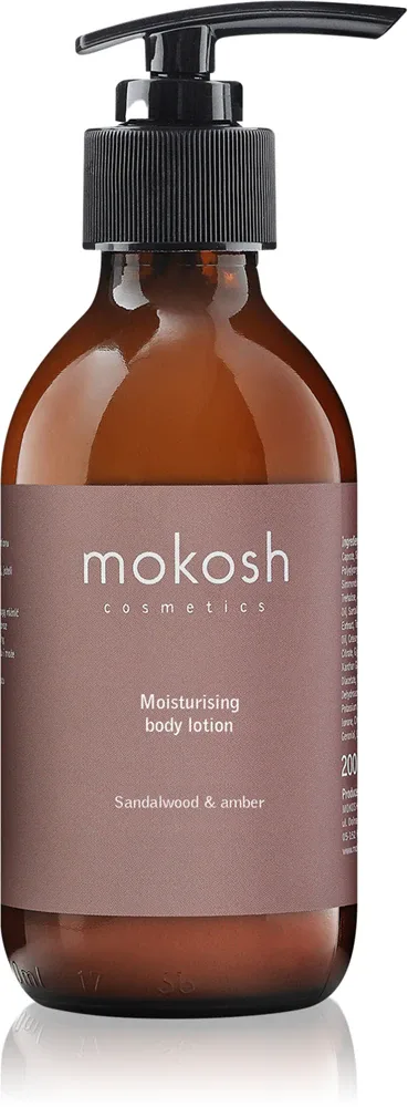 Mokosh Sandalwood & Amber - Увлажняющее молочко для тела, 200 мл