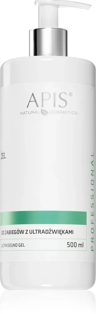 Гель для тела Apis Natural Cosmetics Professional Ultrasound с гиалуроновой кислотой, для ультразвуковых процедур, 500 мл