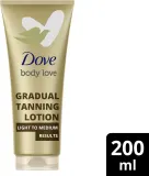 Dove DermaSpa Summer Revived - Самозагарное молочко для тела, 200 мл, оттенок Light to Medium — фото 2