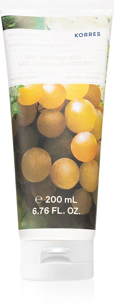 Korres Santorini Grape - Успокаивающее молочко для тела, 200 мл