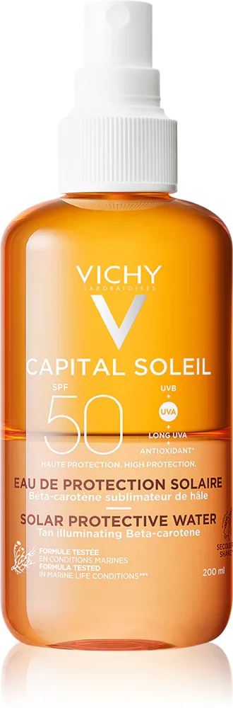 Vichy Capital Soleil - Защитный спрей с бета-каротином SPF 50, 200 мл