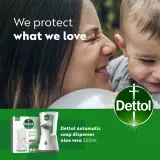 Dettol Soft on Skin Aloe Vera - Безконтактный диспенсер для мыла, 250 мл — фото 5