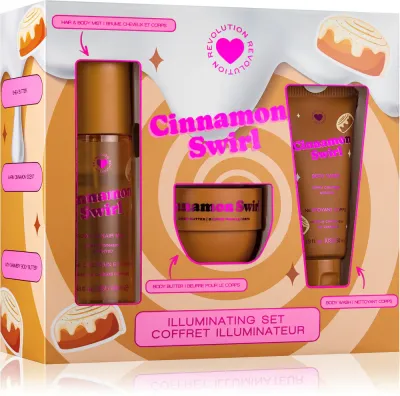 I Heart Revolution Xmas 2025 Cinamon Swirl - Праздничный набор подарочный для тела для женщин, 1 шт
