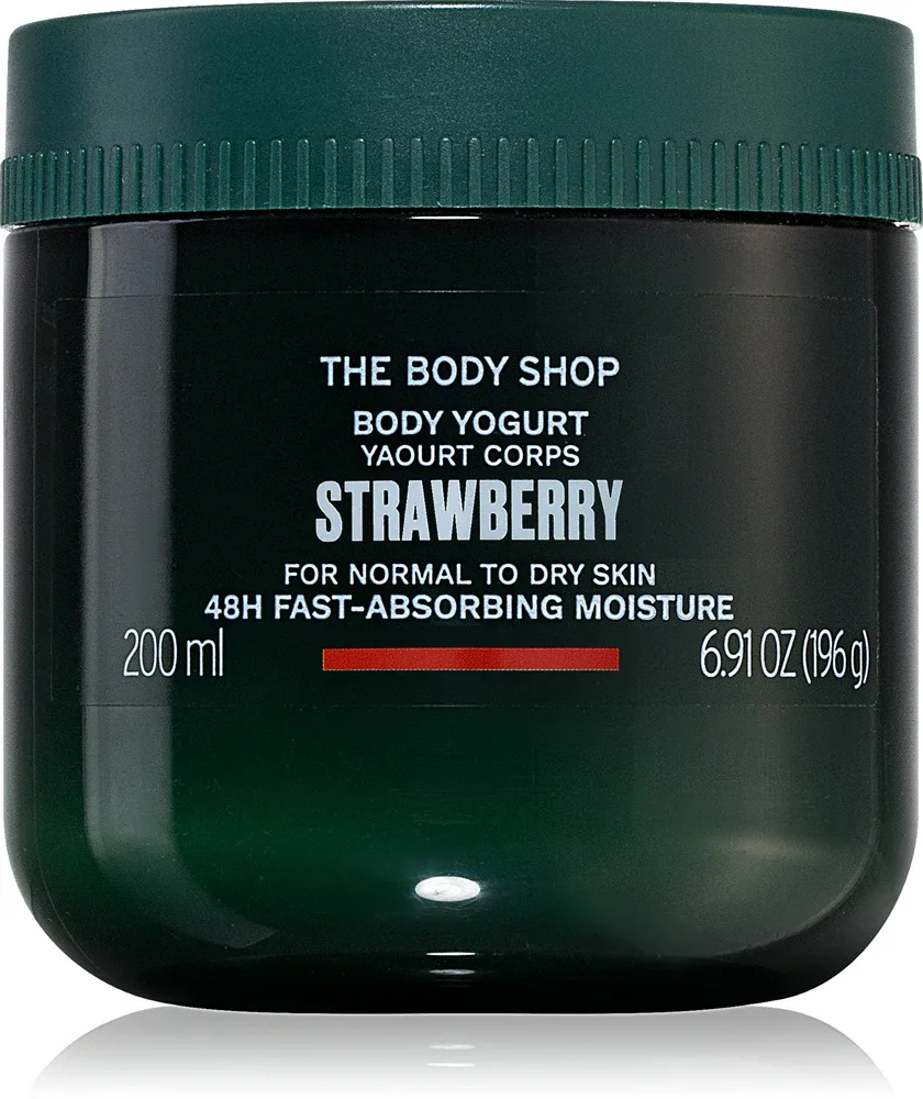 The Body Shop Strawberry Body Yogurt - Масло для тела с ароматом клубники, 200 мл