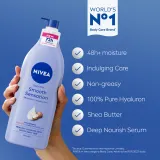 NIVEA Smooth Sensation - Увлажняющее молочко для тела для сухой кожи — фото 4