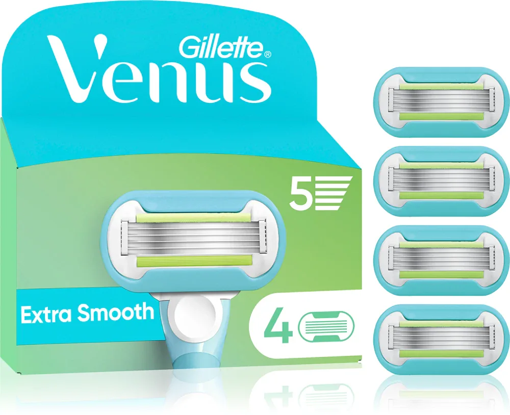 Gillette Venus Extra Smooth - Запасные лезвия, 4 шт