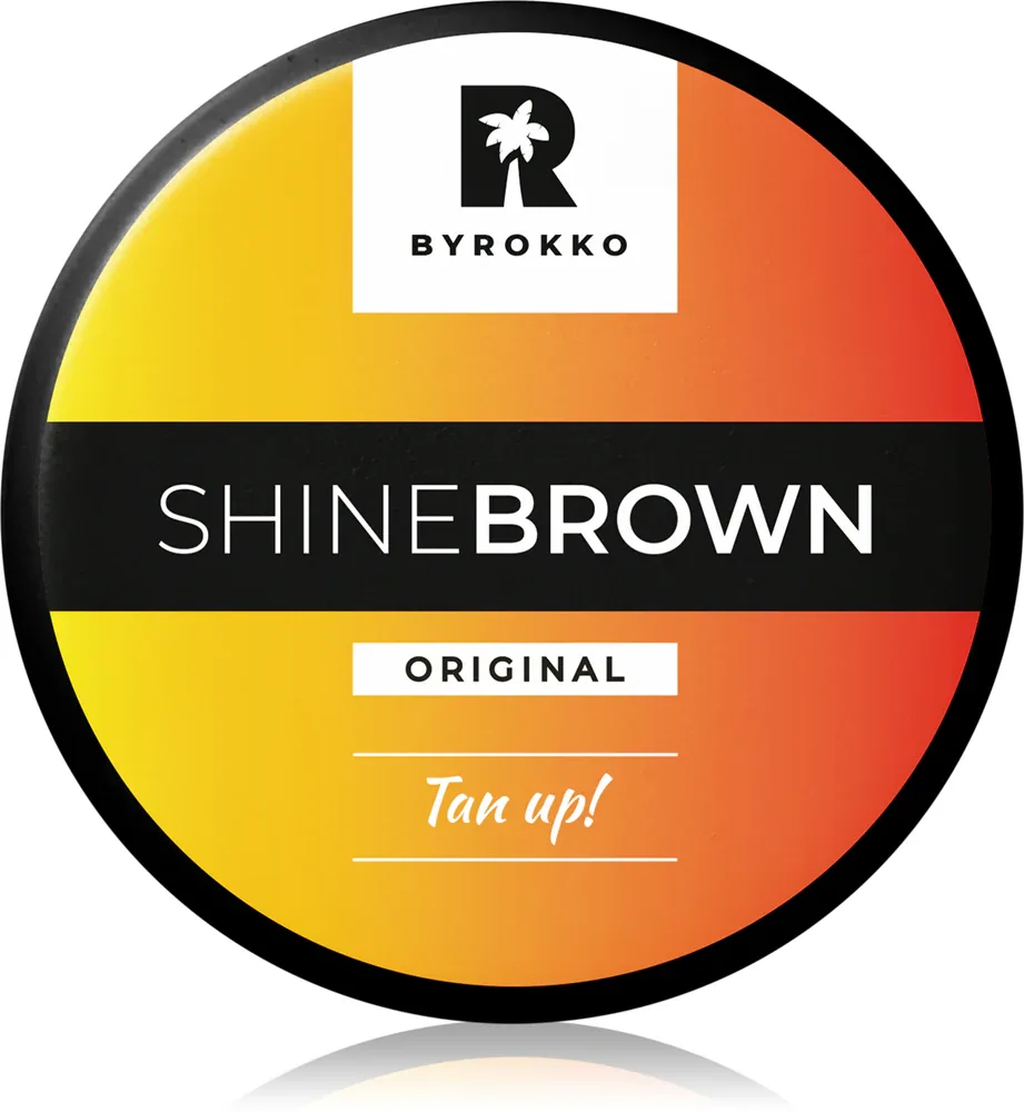 BYROKKO Shine Brown Tan Up! - Крем для тела, ускоряющий и продлевающий загар, 210 мл