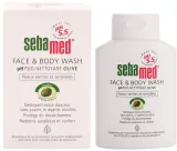 Sebamed Wash - Нежный очищающий эмульсия для лица и тела с оливковым маслом, 200 мл — фото 2