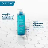 Ducray Keracnyl Foaming gel - Пенящийся гель для умывания жирной кожи с проблемами акне — фото 6
