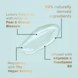 Baylis & Harding Kindness+ Hyaluronic Acid - Увлажняющий гель для душа аромат Pear & Neroli, 500 мл — фото 3
