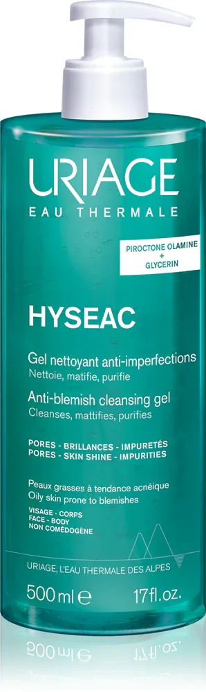 Uriage Hyseac Cleansing Gel - Нежный гель для очищения лица и тела