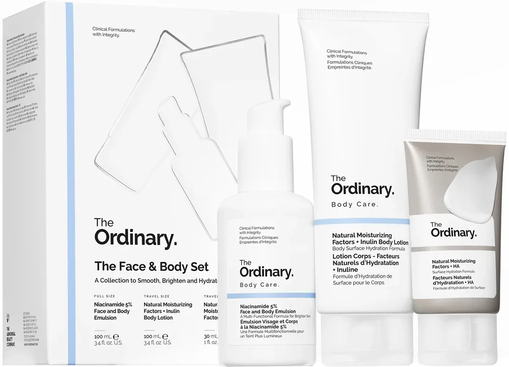 The Ordinary The Face & Body Set - Подарочный набор для тела и лица, 1 шт