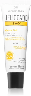 Heliocare 360 Water Gel Sunscreen - Солнцезащитный увлажняющий гель SPF 50+, 50 мл