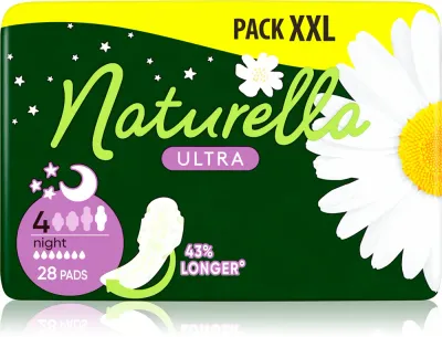 Прокладки гигиенические Naturella Ultra Night ночные, с крылышками, 28 шт