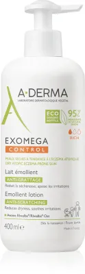 A-Derma Exomega Control Emollient Lotion - Молочко для тела против раздражения и зуда кожи