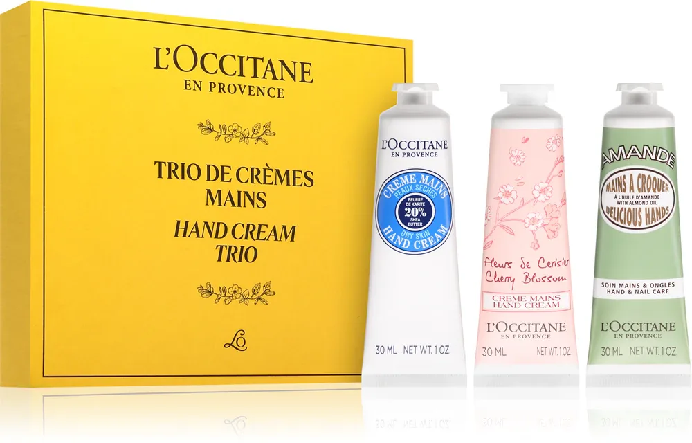 L’Occitane Hand Cream Trio - Подарочный набор для рук
