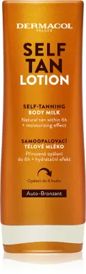 Автозагар для тела Dermacol Sun Self Tan молочко, для всех типов кожи, 200 мл