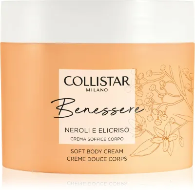 Collistar Benessere Neroli and Helichrysum - Шелковистый нежный крем для тела, 200 мл