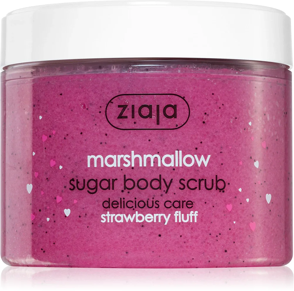 Ziaja Marshmallow - Сахарный пилинг для тела, 300 мл