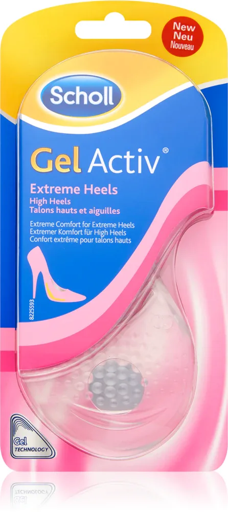 Scholl GelActiv Extreme Heels - Стельки для обуви с гелевой подушкой