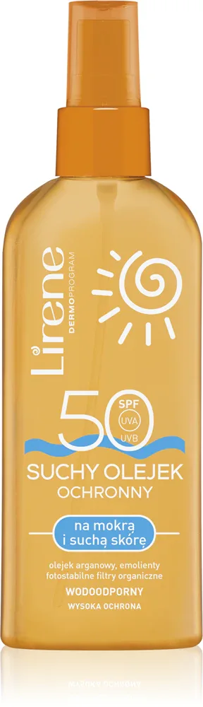 Lirene Sun care - Сухое масло для загара водостойкое SPF 50, 150 мл