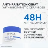 Uriage Xemose C8+ Lipid-Replenishing Anti-Itch Cerat - Крем для тела, успокаивающий и питательный, для сухой и атопической кожи, 200 мл — фото 3