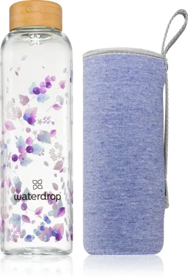 Waterdrop Glass Edition - Стеклянная бутылка для воды, 600 мл