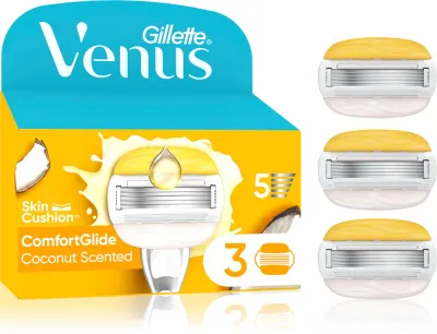 Gillette Venus Comfortglide Coconut - Запасные лезвия, 3 шт