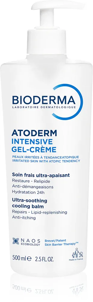 Bioderma Atoderm Intensive Gel-Cream - Крем для тела для сухой и атопической кожи, 500 мл