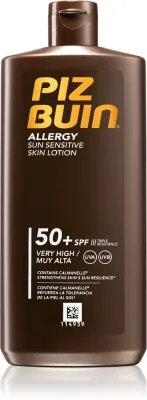 Piz Buin Allergy - Молочко для загара для чувствительной кожи SPF 50+, 400 мл