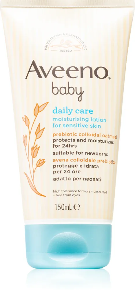 Aveeno Baby Moisturising lotion - Увлажняющее молочко для тела для детей с рождения, 150 мл